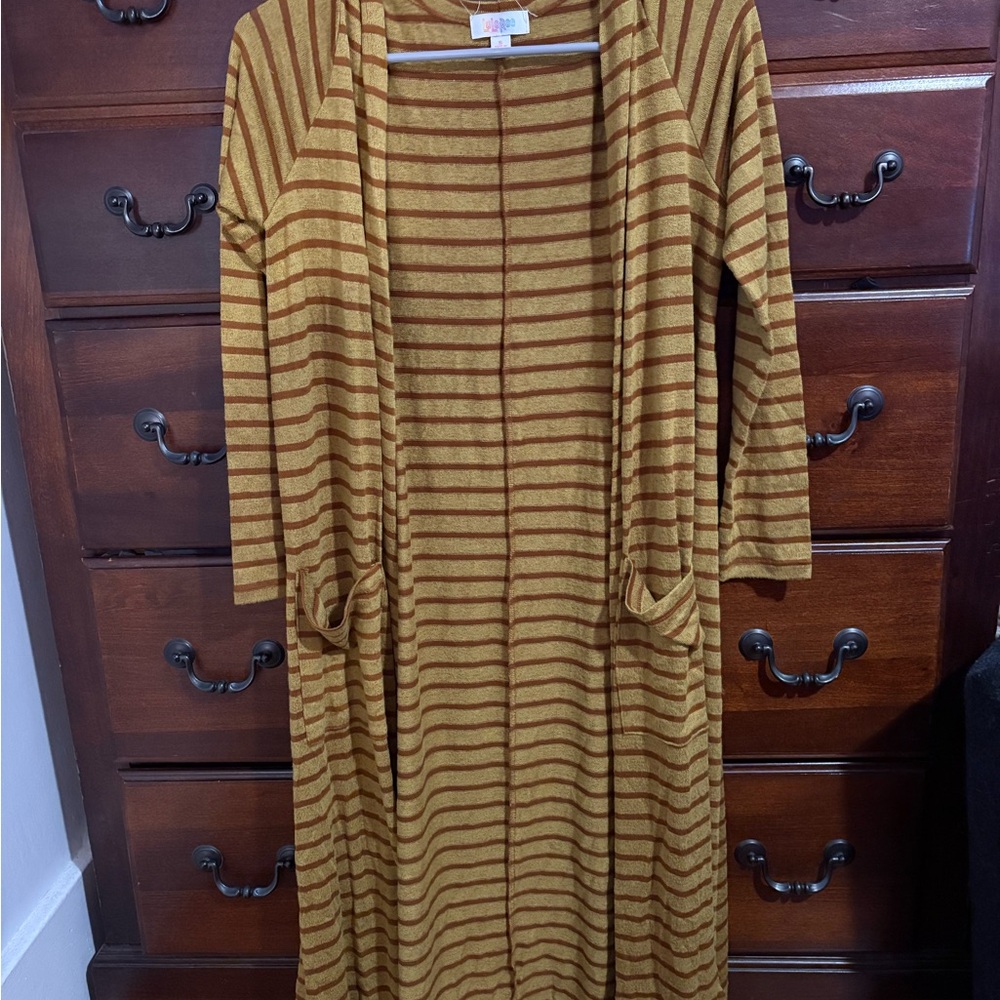 Striped Lularoe Duster Cardigan